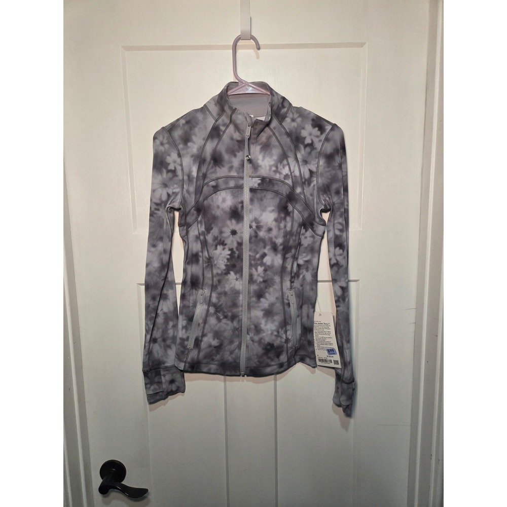 Lululemon Define Jacket Nulu Size 6 Mini‎ Heathered Grey Multi LW3JPJS MHGM